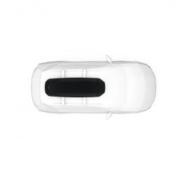 Box dachowy Thule Force 3 L Sport czarny aeroskin
