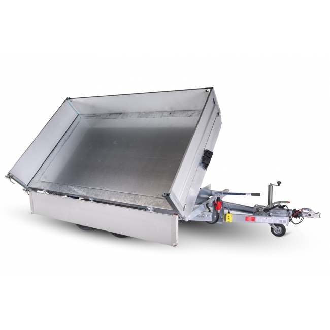 Przyczepa NIEWIADÓW Kiper 3018A3 EP z najazdami stalowymi