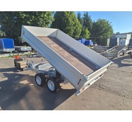 Przyczepa NIEWIADÓW Kiper 3018A3 EP z najazdami stalowymi