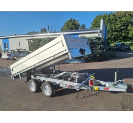 Przyczepa NIEWIADÓW Kiper 3018A3 EP z najazdami stalowymi