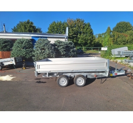 Przyczepa NIEWIADÓW Kiper 3018A3 EP z najazdami stalowymi