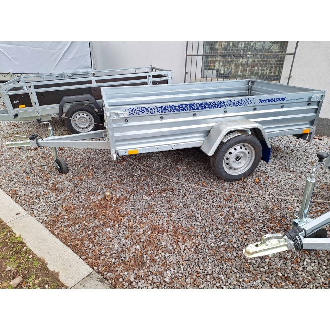 Przyczepa lekka NIEWIADÓW BO723U II - uchylna skrzynia