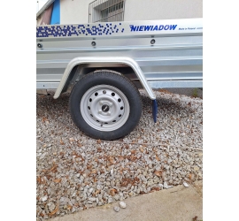 Przyczepa lekka NIEWIADÓW BO723U II - uchylna skrzynia