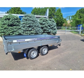 Przyczepka bagażowa NIEWIADÓW HOCHLADER BH7530.15T  DMC 750 kg 2 osie niehamowane
