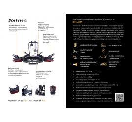 Stelvio 2 - składany bagażnik na hak na 2 rowery